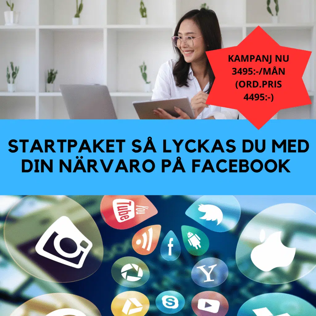 STARTPAKET SÅ LYCKAS DU MED FACEBOOK