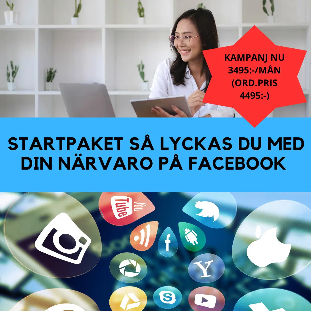 STARTPAKET SÅ LYCKAS DU MED FACEBOOK