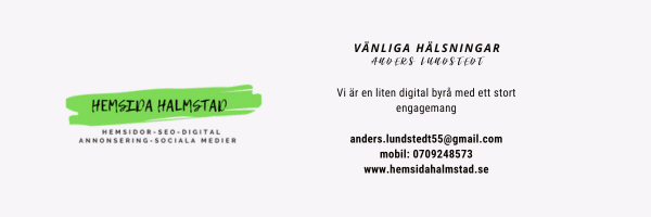 Kontakta oss HemsidaHalmstad.se